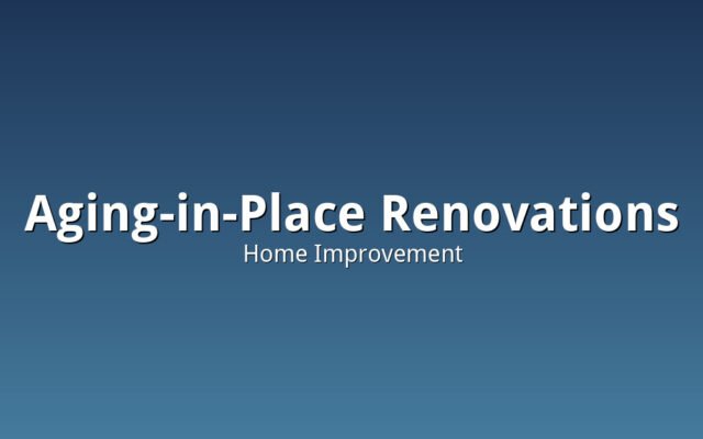 A modern accessible home entryway with a zero step entry and wide doorway representing an aging in place renovation