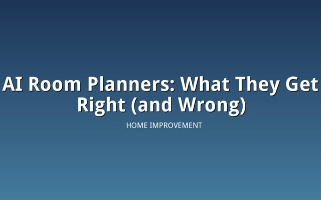 AI room planner app rendering a redesigned living room on a smartphone screen