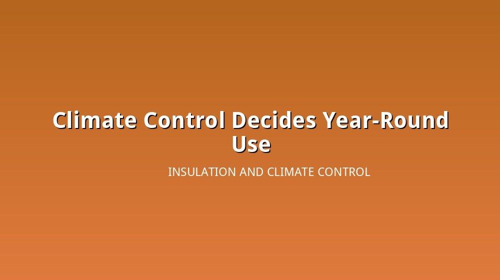 Illustration of a mini-split climate control unit installed inside a backyard office shed