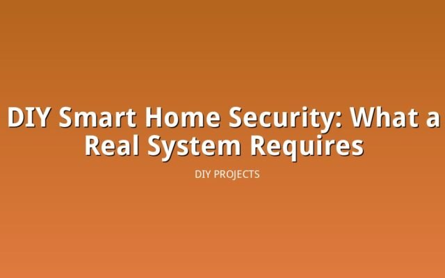 Illustration of a home security camera mounted near a front door with a connected app