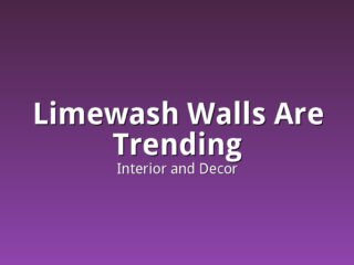A textured limewash accent wall with soft cloudy color variation and visible brush strokes