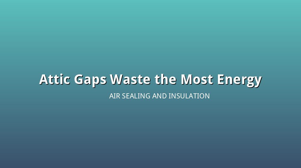 Illustration of attic insulation and air sealing around a home roofline