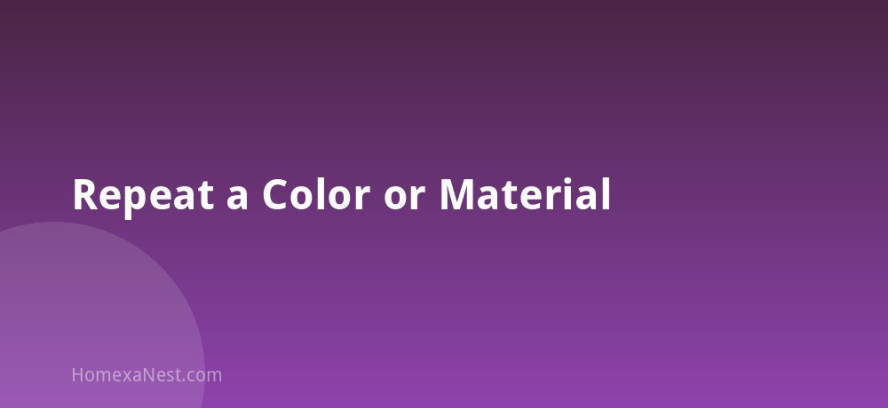 Repeat a Color or Material